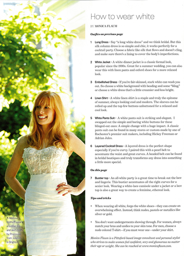 Monica Flaum Makeover, Democrat & Chronicle Press