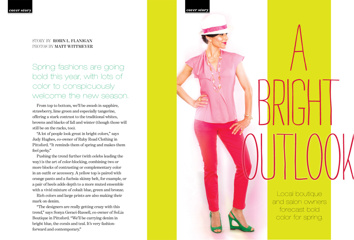 Monica Flaum Makeover, Democrat & Chronicle Press