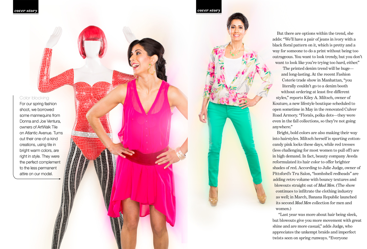 Monica Flaum Makeover, Democrat & Chronicle Press